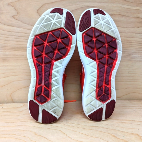 Womens Nike Flex Run 2016 Red Orange Running Sneakers SZ 8.5 US - Picture 7 of 7